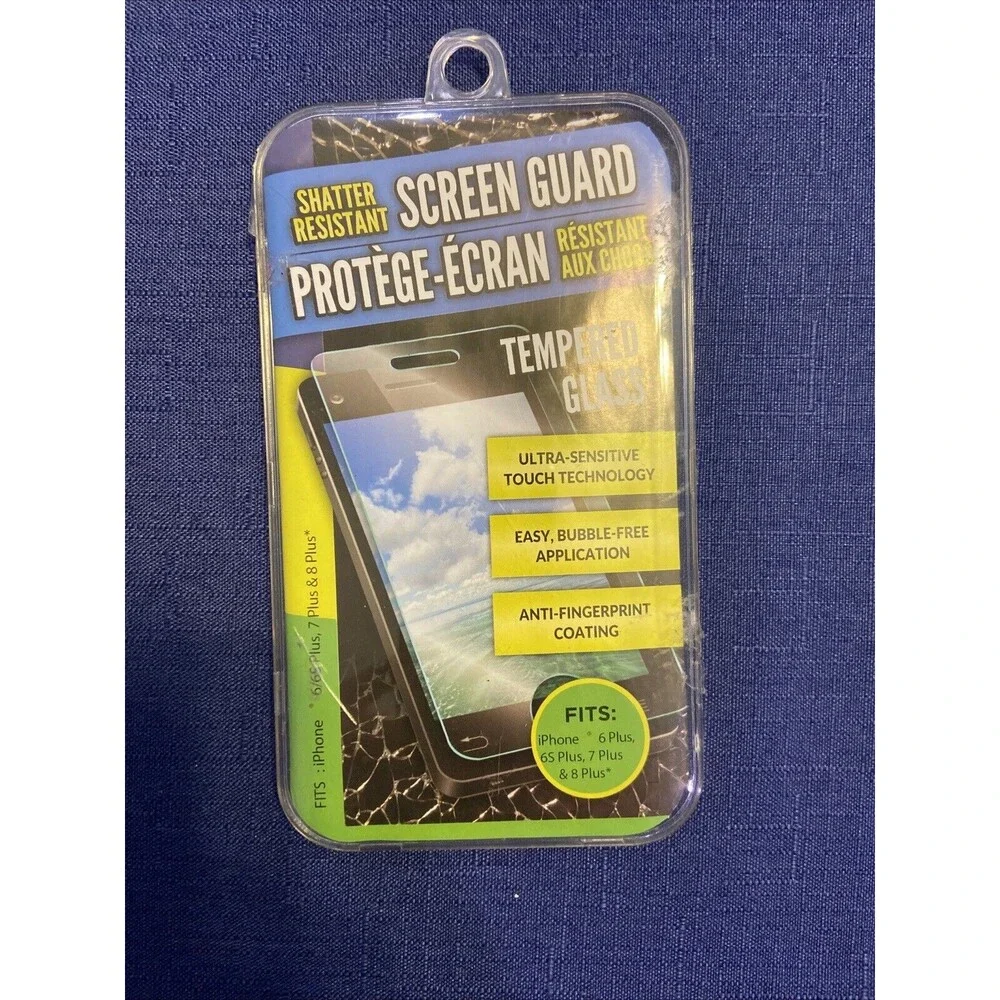 I-PHONE Screen Guard Shatter Resistant Tempered Glass